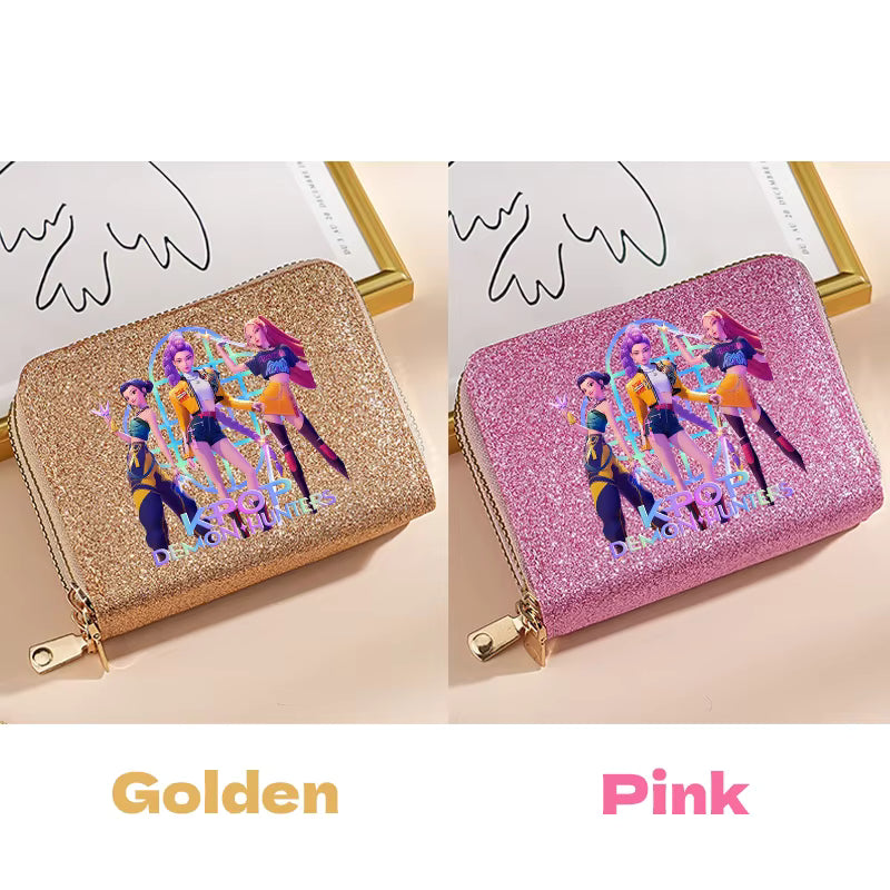 K-Pop Demon Hunters Mini Purse (Pink or Gold)