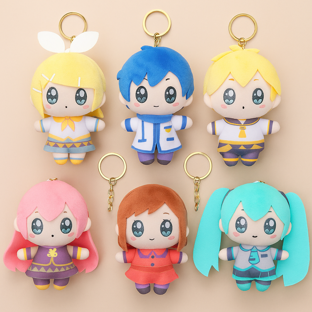 Vocaloid Mini Plush Keychains