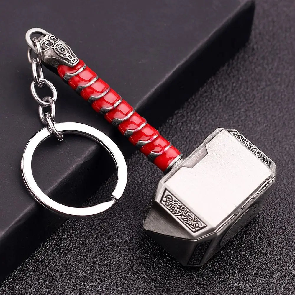 Thorβs Hammer Keychain Collection β Mjolnir Miniature Metal Keyring