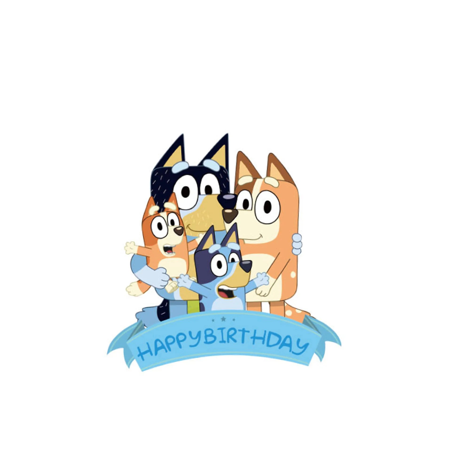 Bluey - Cake & Cupcake Toppers