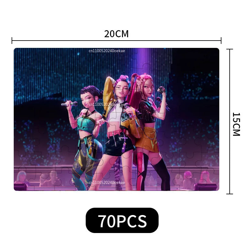 K-Pop Demon Hunters 70-Piece Mini Puzzle (Multiple Variants)