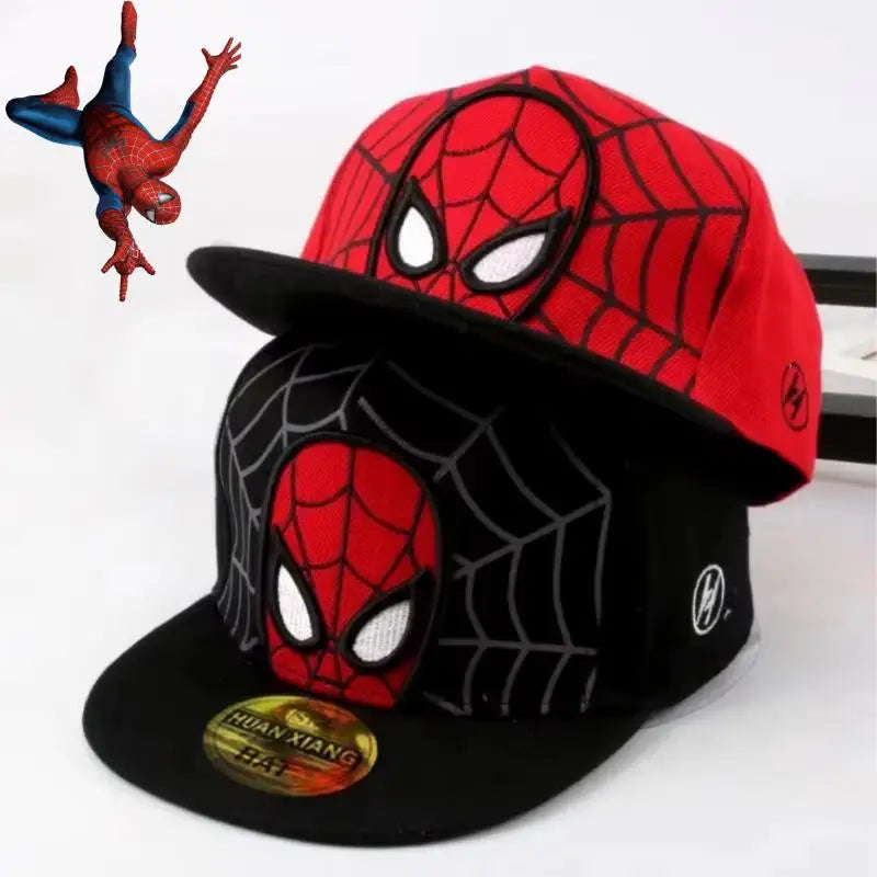 Spider-Hero Kids Snapback Cap – Adjustable Cartoon Hat