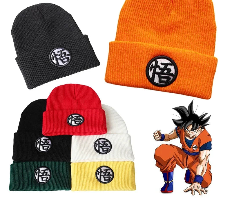 Dragon Ball Z Beanie – Goku Kanji Embroidered Hat