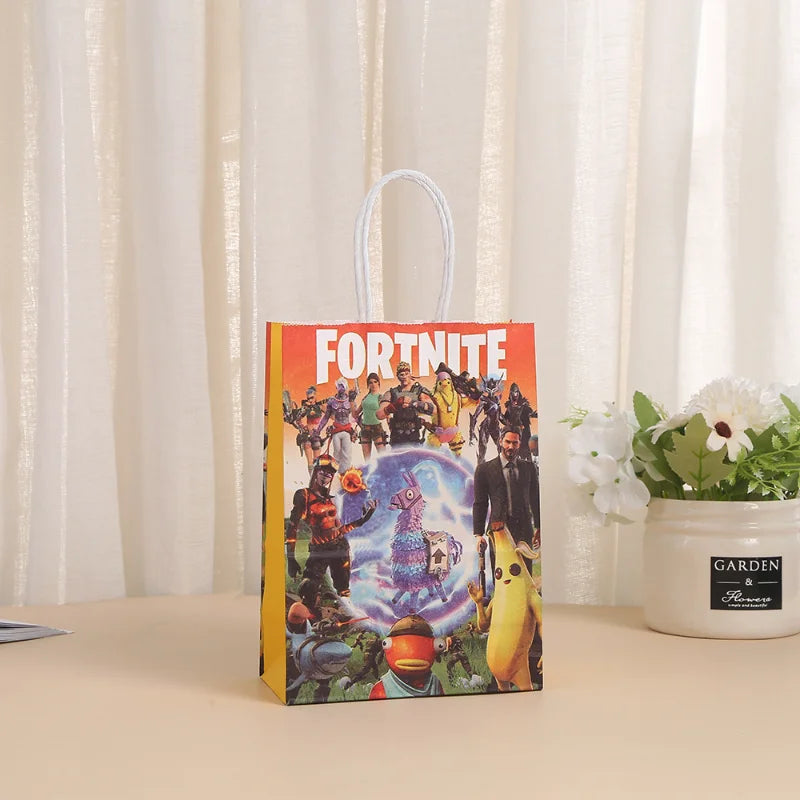 Fortnite Party Favour Gift Bags β 12 Pack Birthday Candy Bags