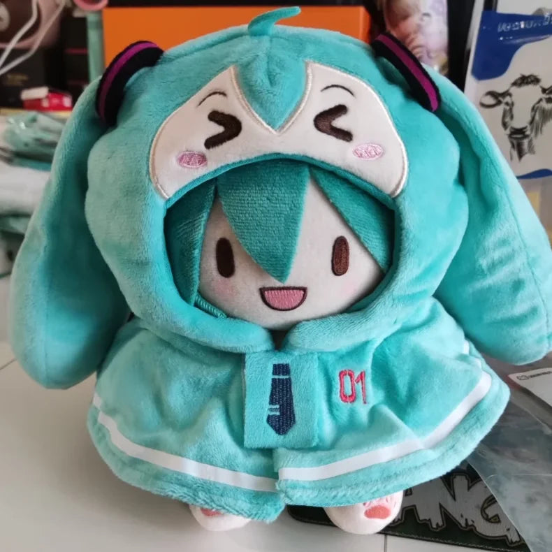 Vocaloid Hatsune Miku 20cm Cotton Doll Outfit Hoodie Set