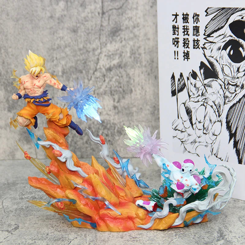 Super Saiyan Goku vs Frieza LED Battle Diorama Figure β 25cm