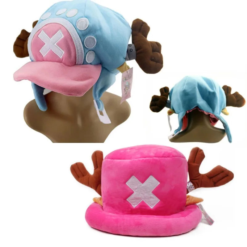 One Piece โ Chopper Plush Cosplay Hat (Adult Size)