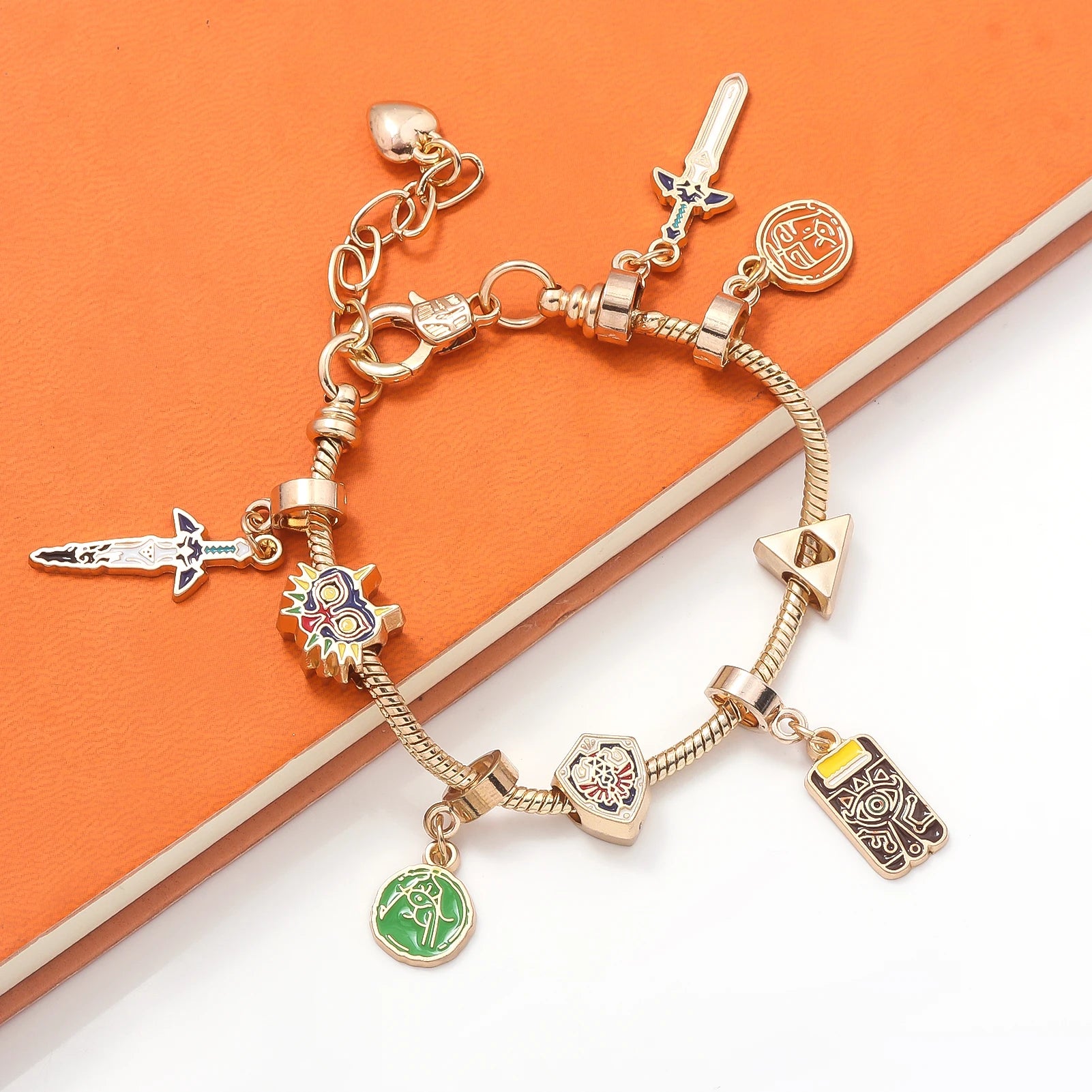 Zelda Tears of the Kingdom Charm Bracelet – 17cm