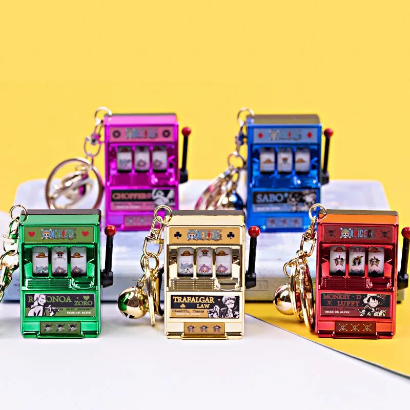 One Piece Mini Slot Machine Keychain