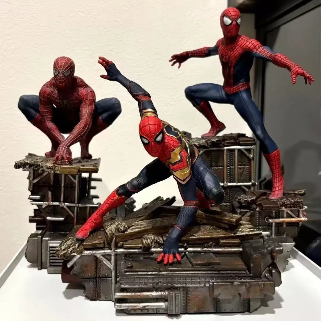 Spider-Man Iron Spider Suit Figure – 17cm Collectible Statue