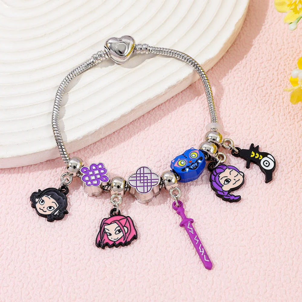 K-Pop Demon Hunters Charm Bracelet β 19.5cm Wristband