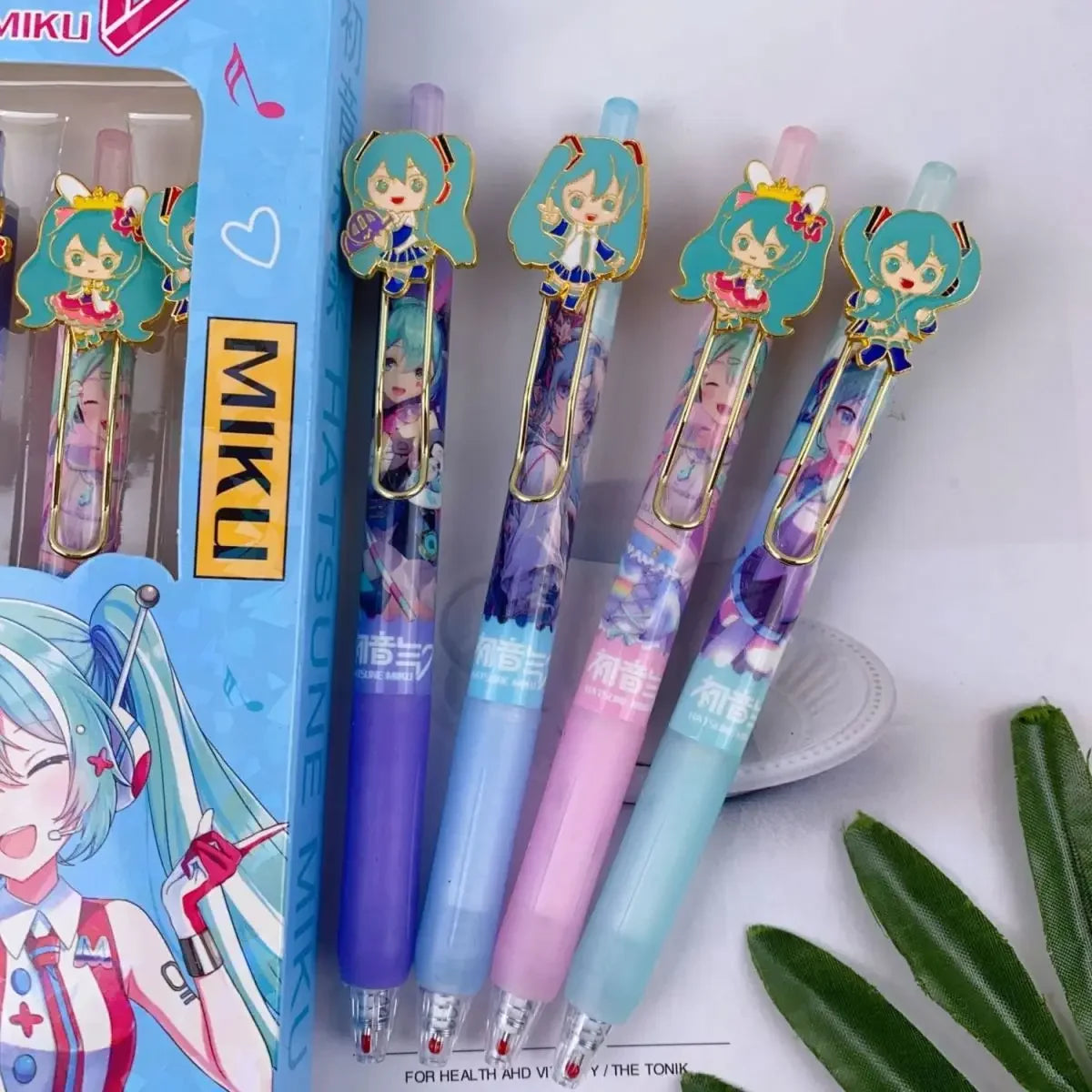 Hatsune Miku Gel Pen Set (6 pens)