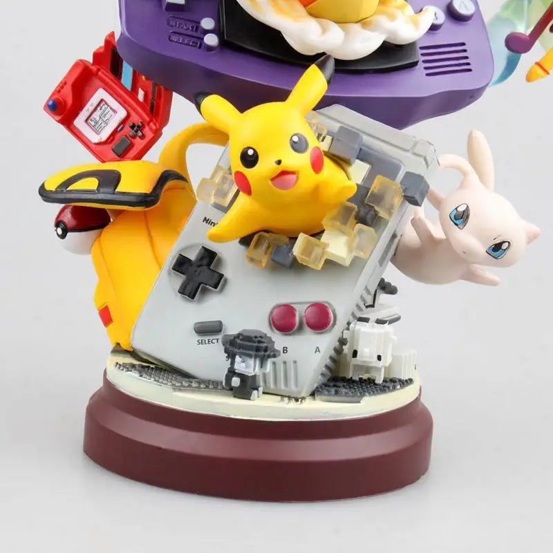 Pokémon Classic Gaming Diorama – Pikachu, Charizard & Mew Figure (20cm)