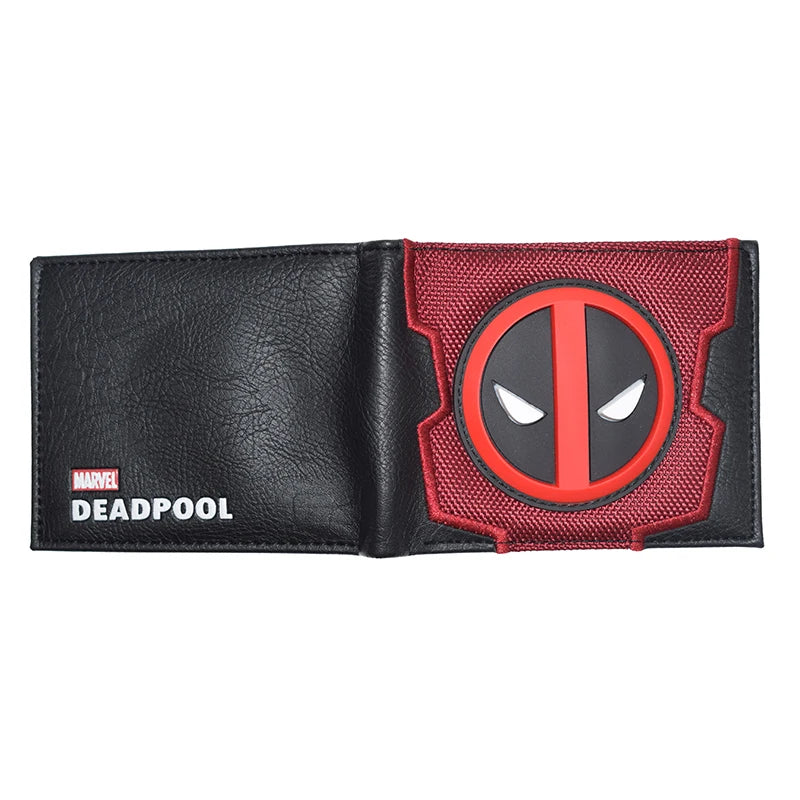 Marvel Deadpool Bi-Fold Wallet β Red & Black Hero Design