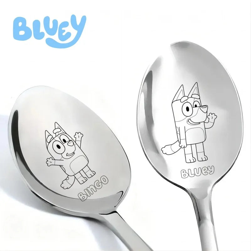 Bluey & Bingo Engraved Stainless Steel Cutlery