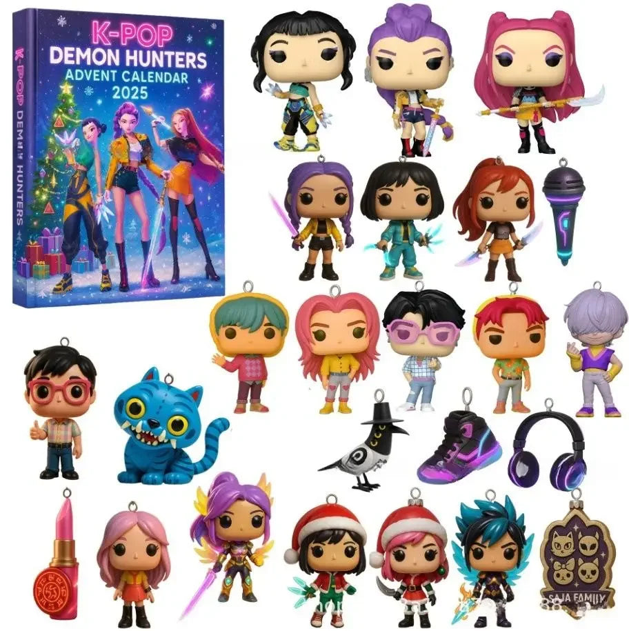 K-POP Demon Hunters Countdown Gift Box β Advent Calendar with 24 Surprises