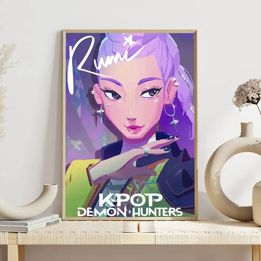 K-Pop Demon Hunters โRumiโ Art Poster โ 40ร60 cm