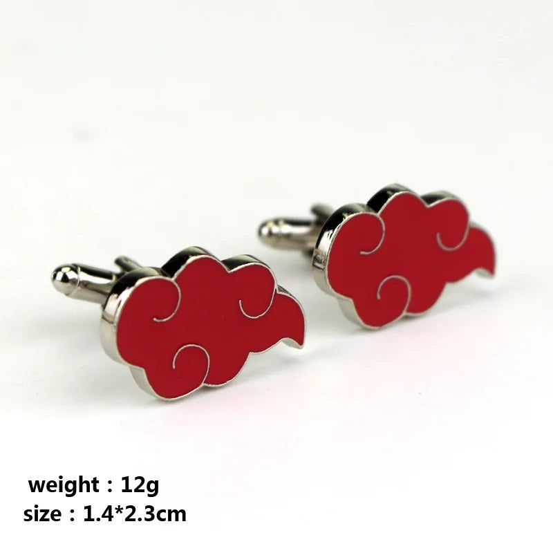 Akatsuki Cloud Metal Cufflinks