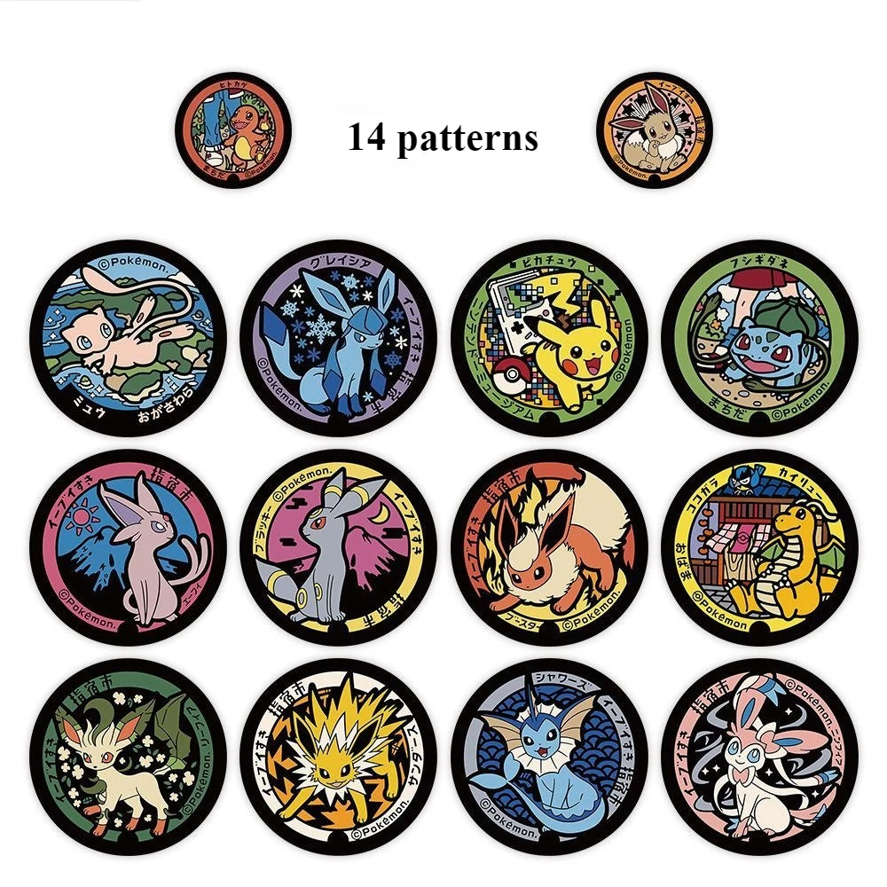 PokΓ©mon Round Sticker Roll β 500pcs Waterproof PVC Stickers