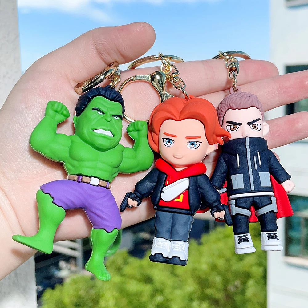 Marvel Superhero Keychain Collection – Avengers Series (7cm)