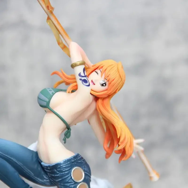 One Piece – Nami Action Figure with Zeus & Treasure Chest (32cm)