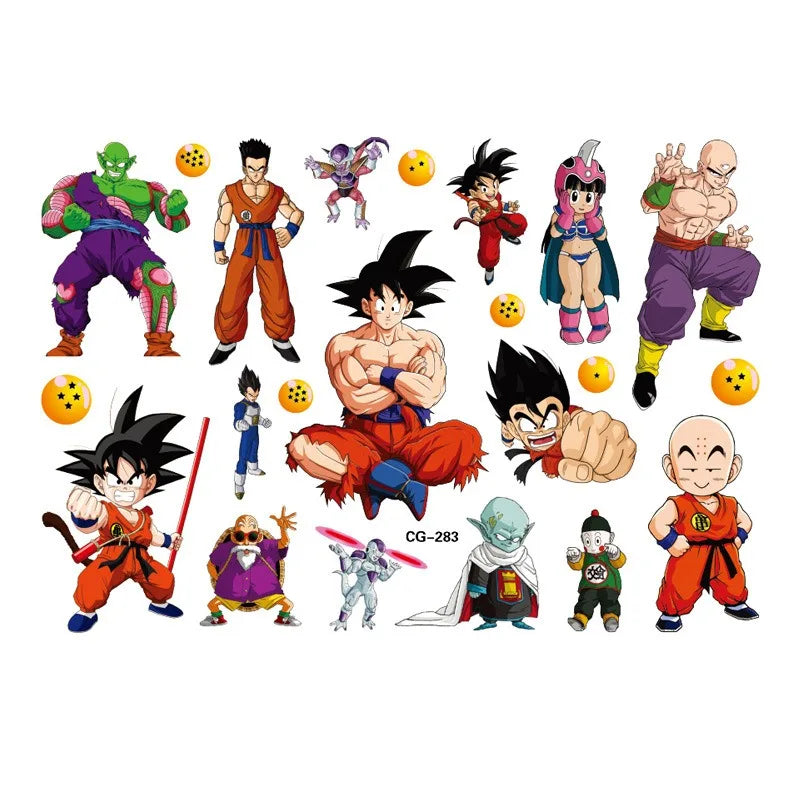 Dragon Ball Z - Tattoo Stickers