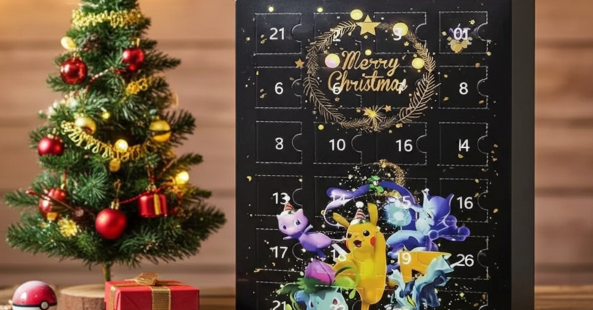 PokΓ©mon Christmas Countdown Advent Calendar β 24 Surprise Mini Figures