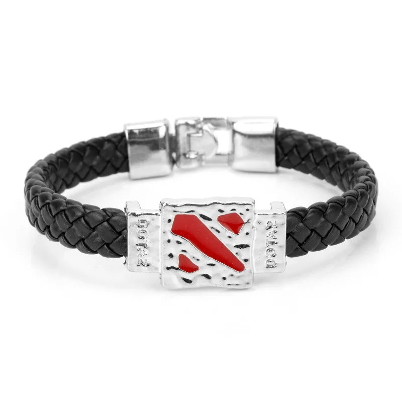 Dota 2 - Braided Leather Bracelet