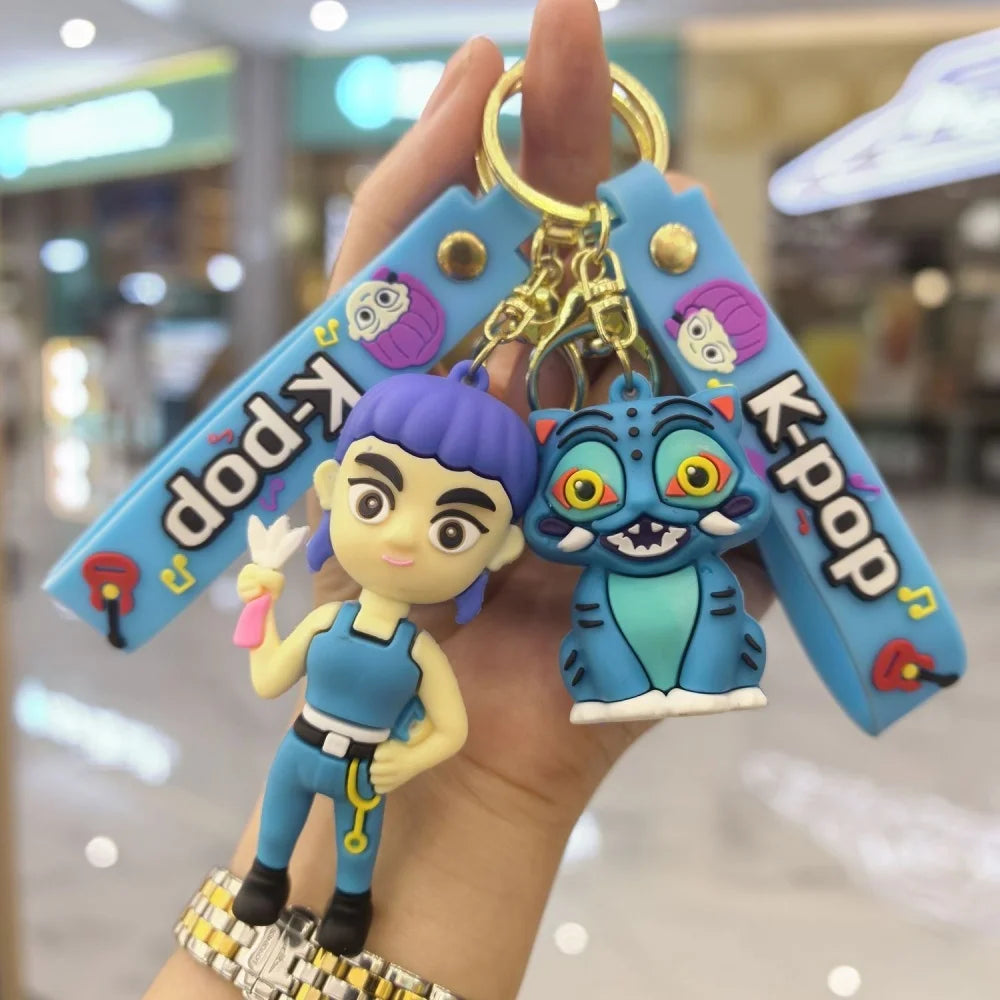 K-Pop Demon Hunters Keychain β Cute Silicone Figure (5cm)