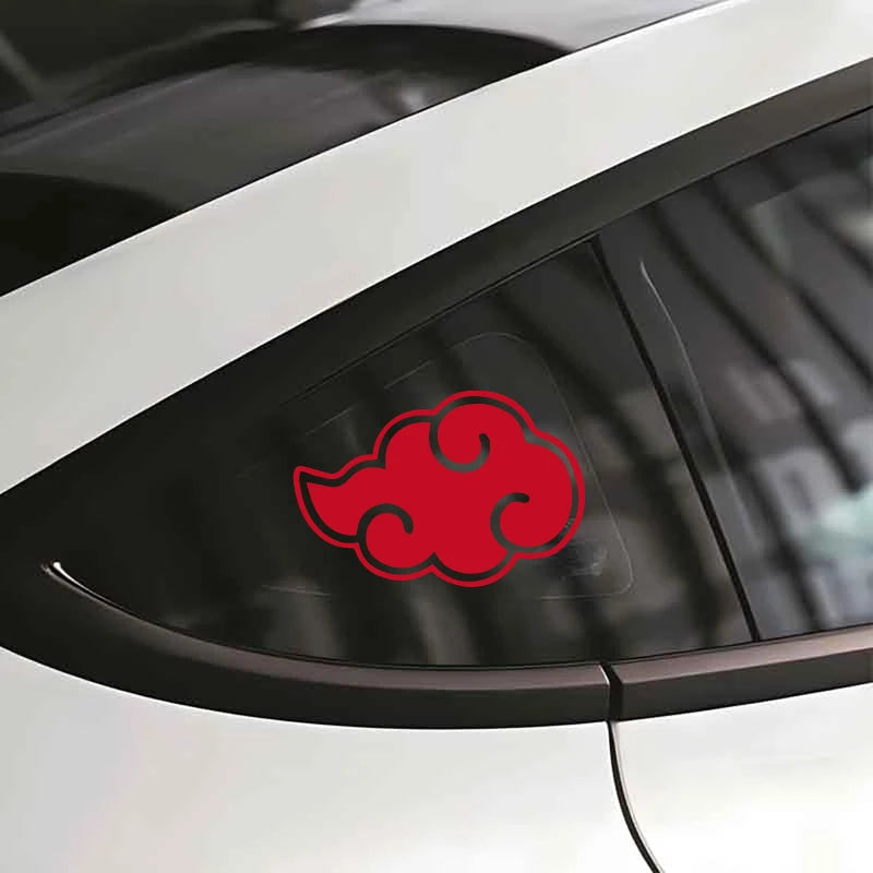 Naruto Akatsuki Red Cloud Sticker Decal (S / M / L)