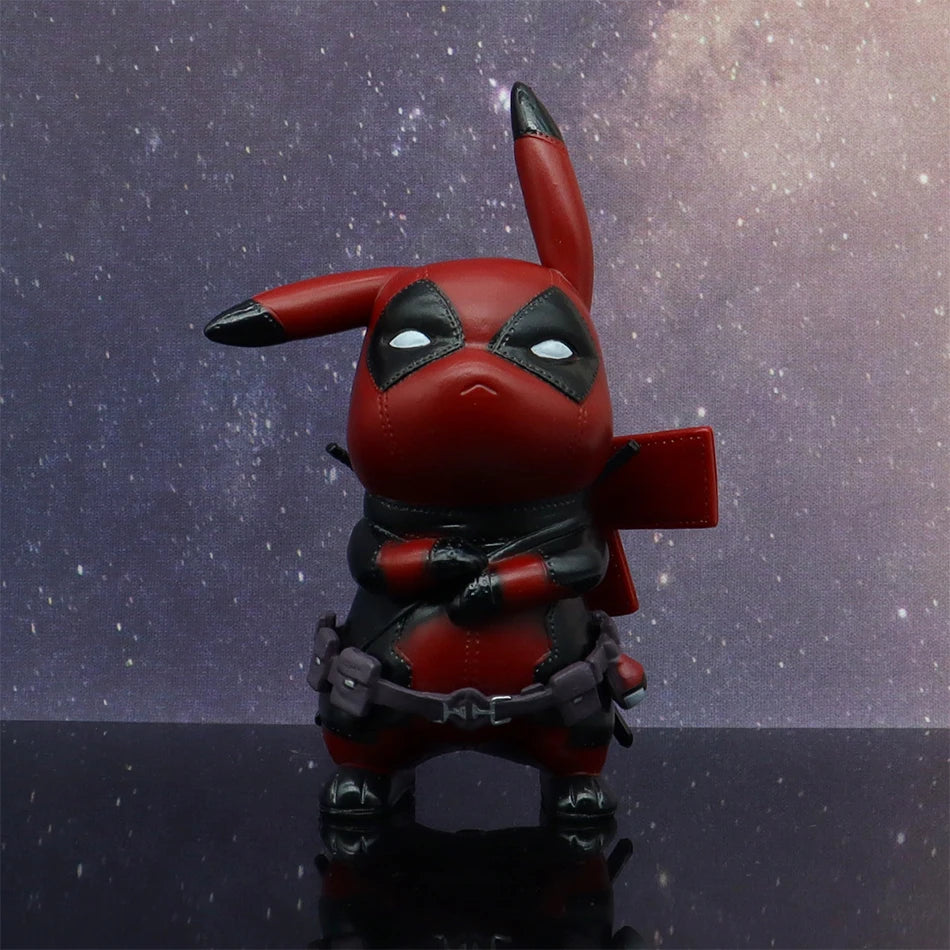 Deadpool Pikachu Fusion Figure – 12cm Collectible Hero Mashup