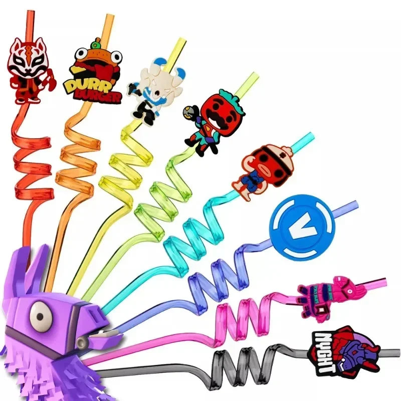 Fortnite - 8Pc Drinking Straws