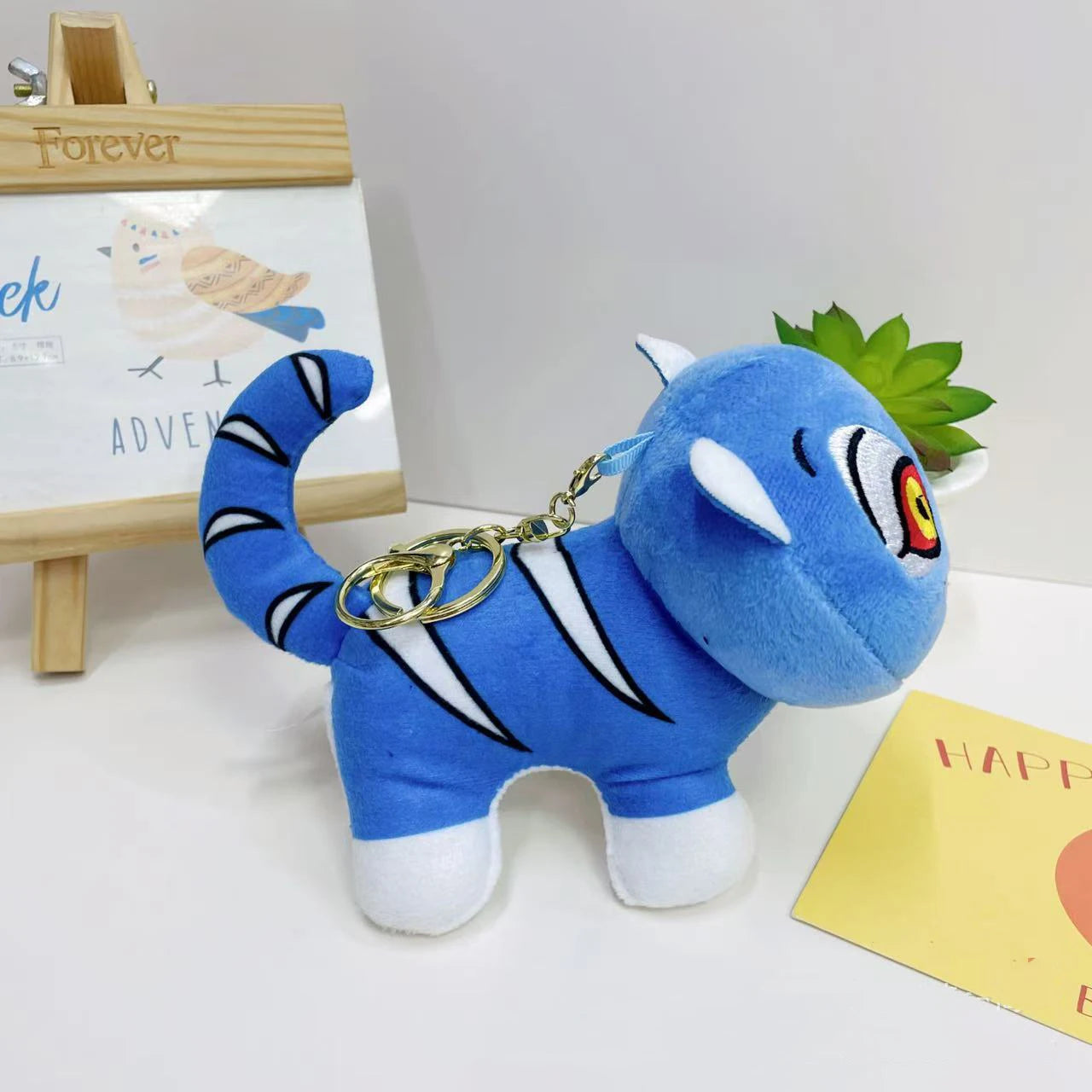 K-POP Demon Hunters Plush Keychain Set โ 10โ15cm Mini Plush Figures