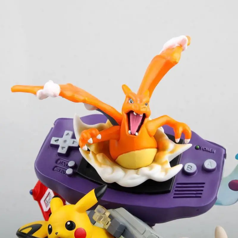 Pokémon Classic Gaming Diorama – Pikachu, Charizard & Mew Figure (20cm)