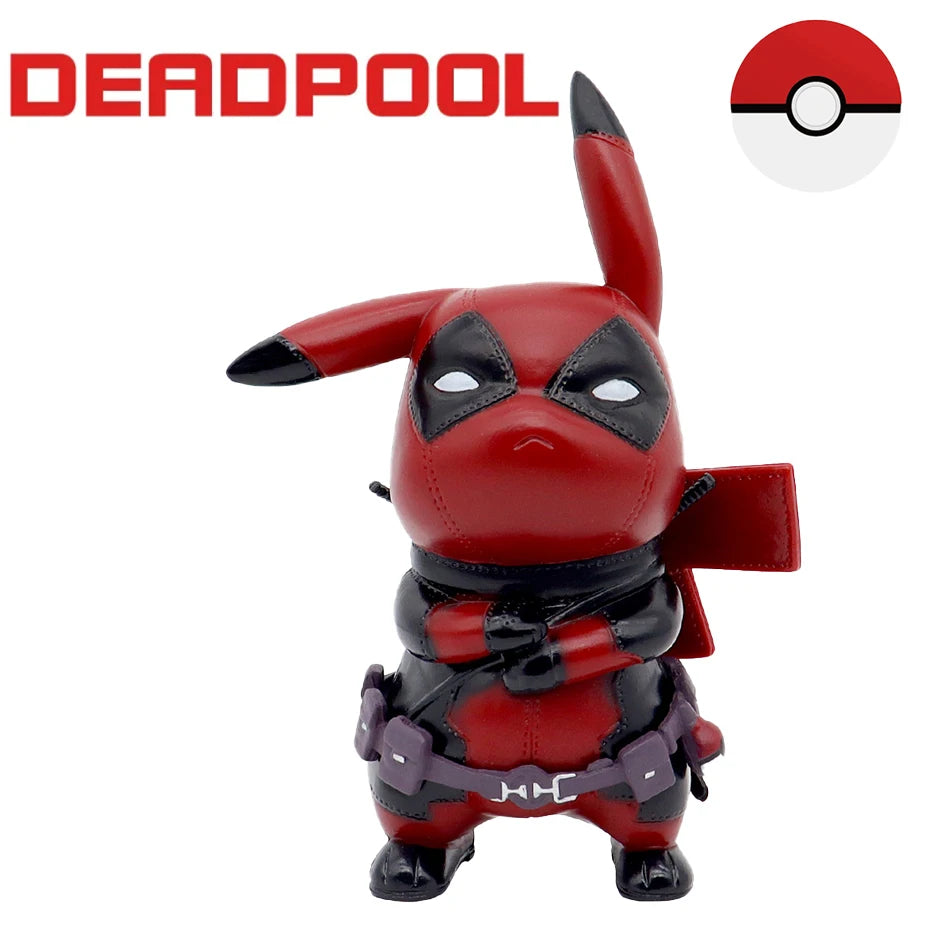 Deadpool Pikachu Fusion Figure – 12cm Collectible Hero Mashup