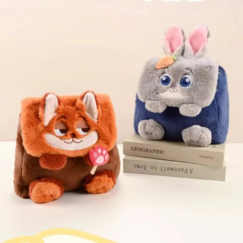 Zootopia Plush Backpack / Crossbody Bag