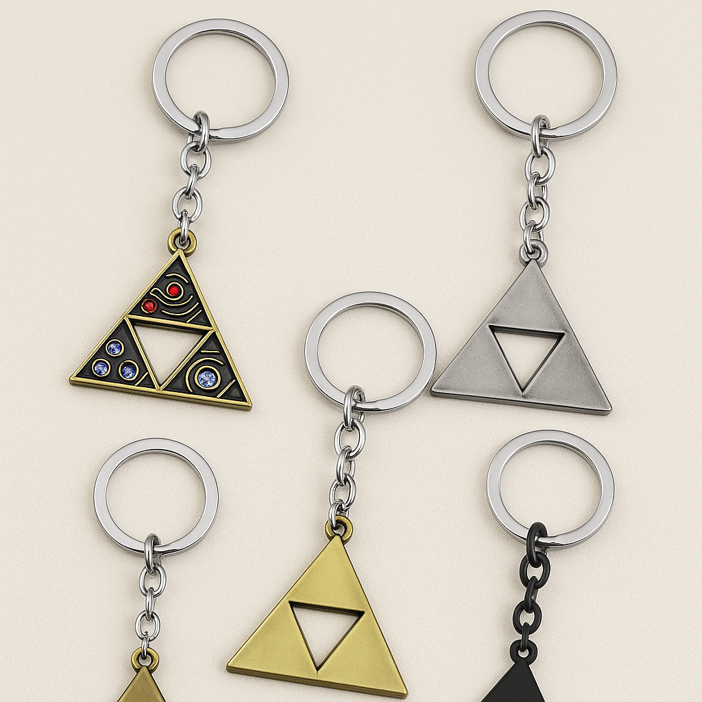Legend of Zelda - Triforce Emblem Metal Keychain