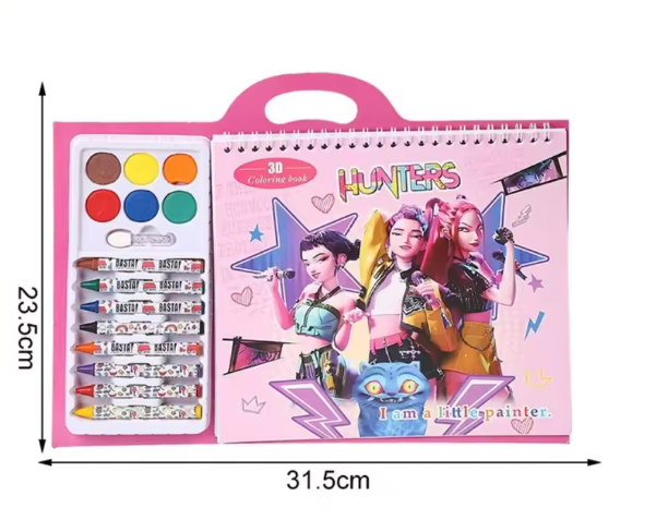 K-pop Demon Hunters Colouring Book Set