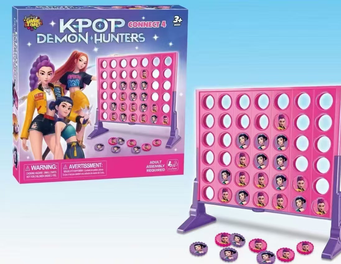 K-pop Demon Hunter Connect 4 Game Set