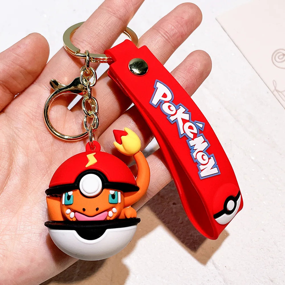 Pokémon Keychain with Pokéball & Character Charm (51g)