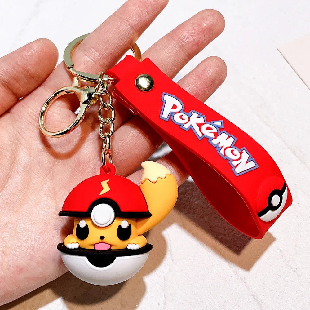Pokémon Keychain with Pokéball & Character Charm (51g)