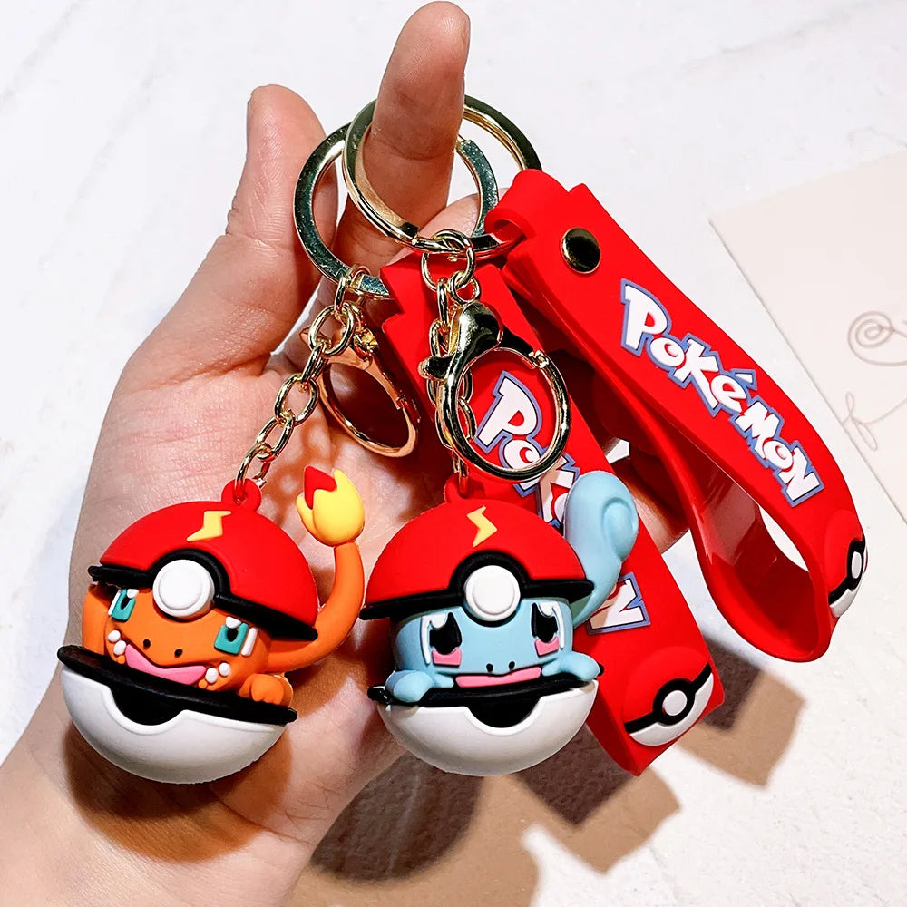 Pokémon Keychain with Pokéball & Character Charm (51g)