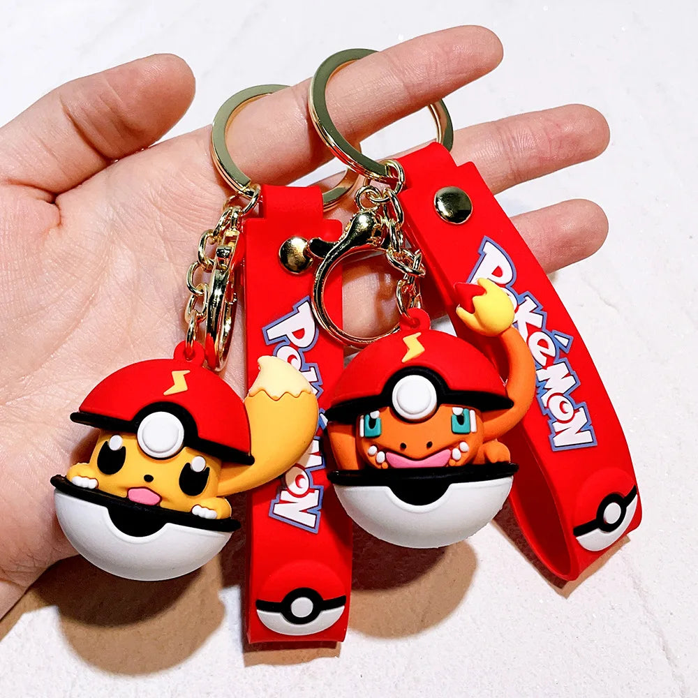 Pokémon Keychain with Pokéball & Character Charm (51g)