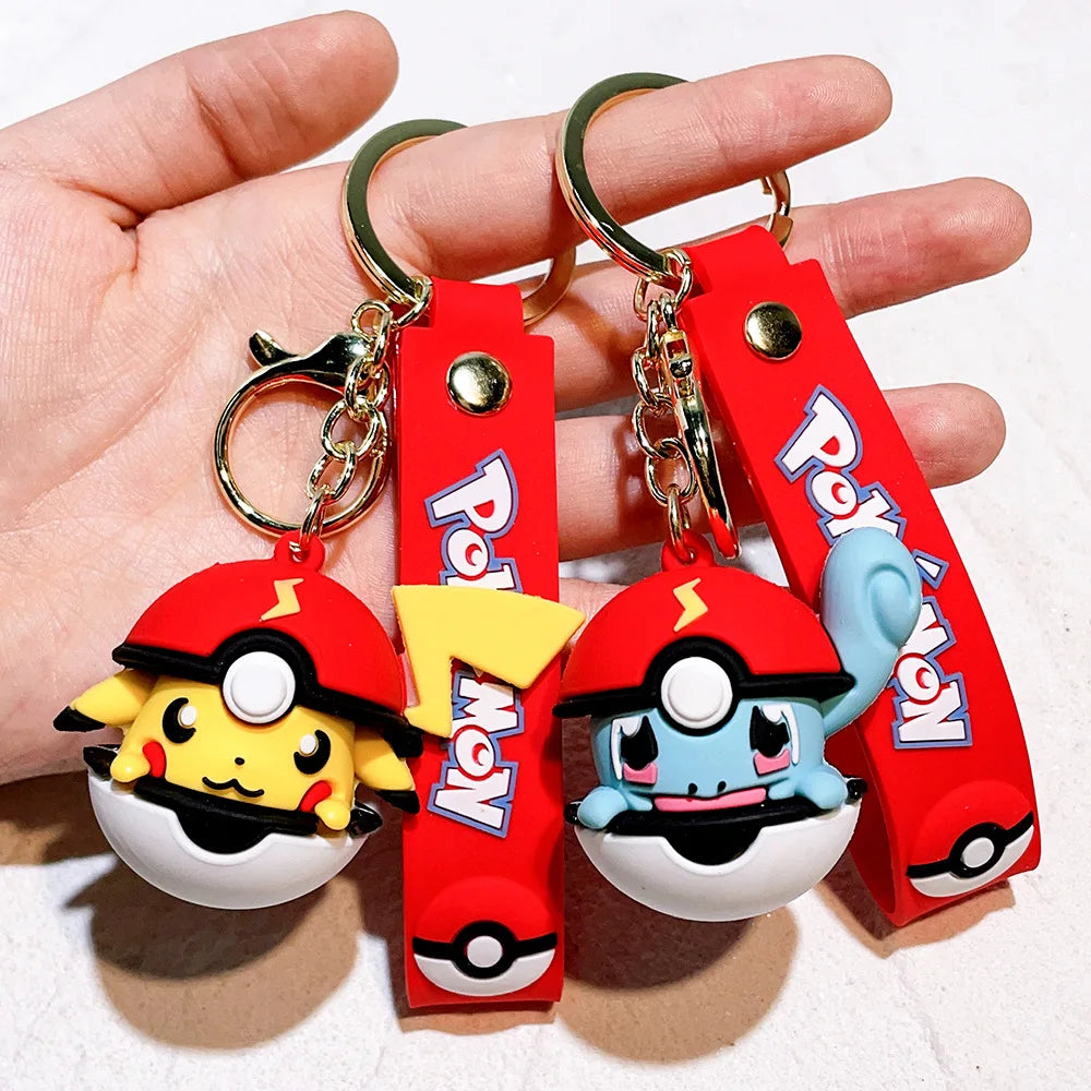 Pokémon Keychain with Pokéball & Character Charm (51g)
