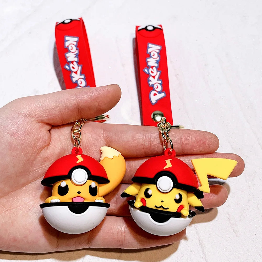 Pokémon Keychain with Pokéball & Character Charm (51g)