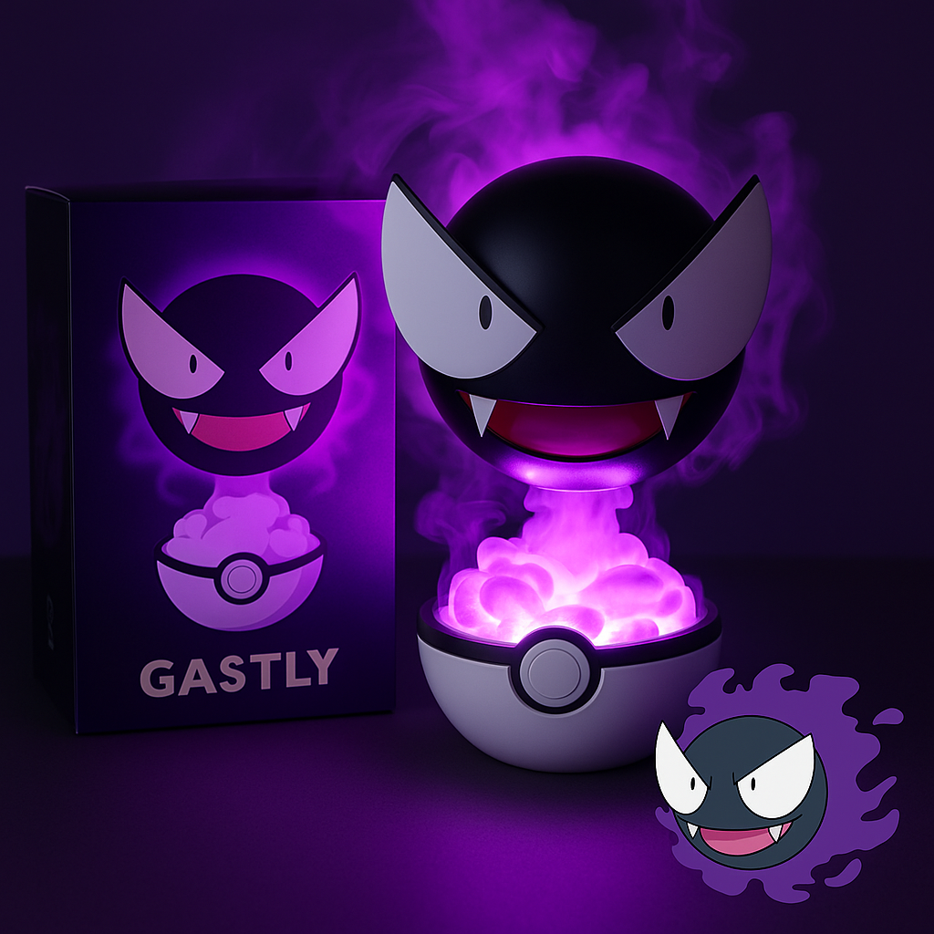 Gastly Pokémon LED Humidifier & Desk Ornament