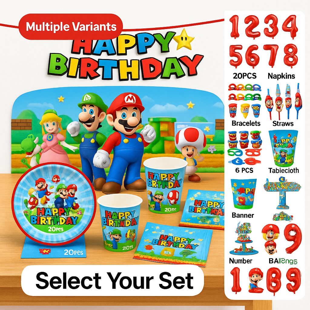 Super Mario™ Birthday Party Supplies