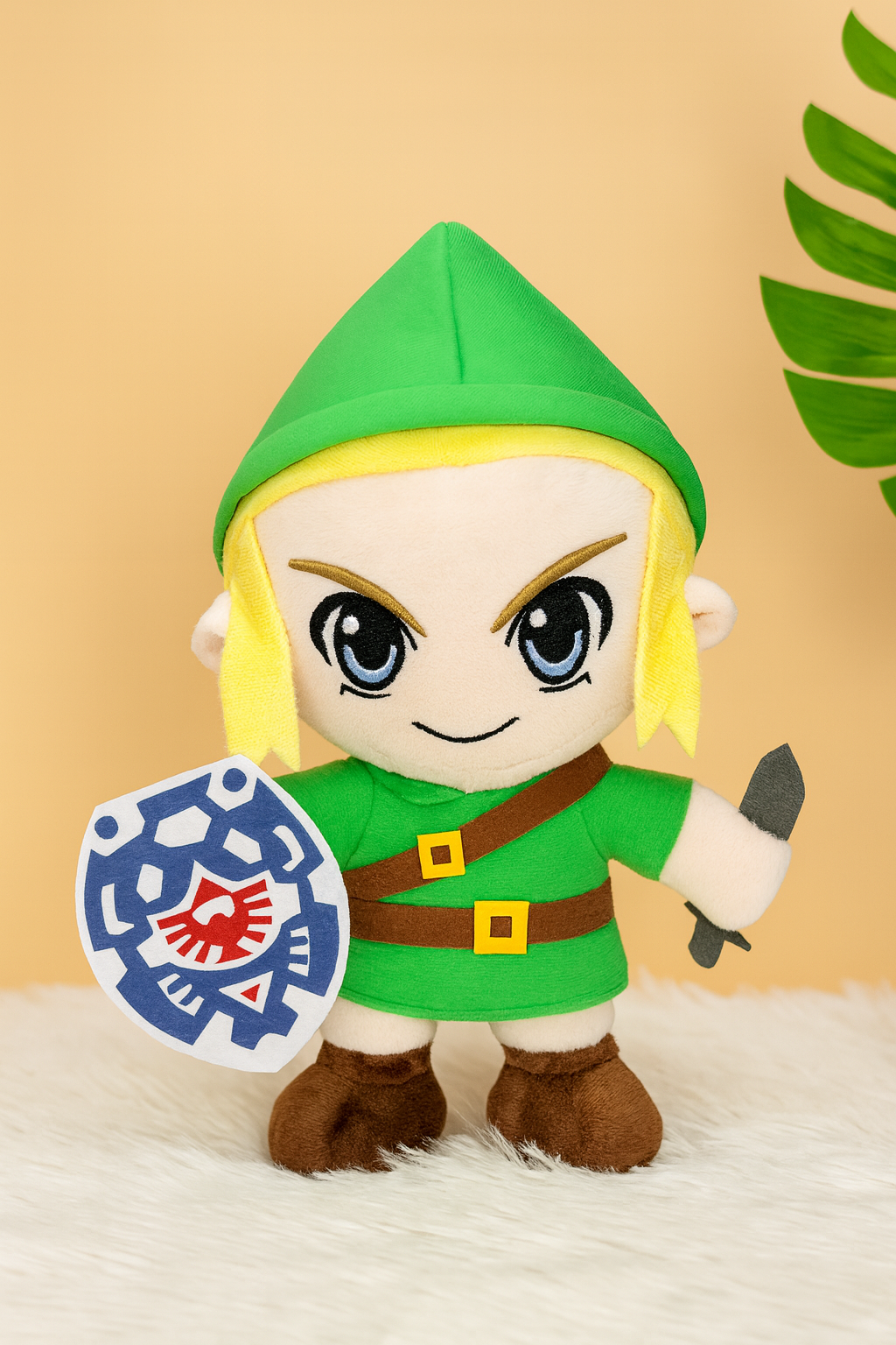 The Legend of Zelda – Link Plush with Majora’s Mask & Hylian Shield