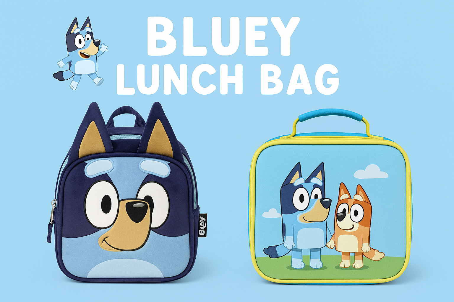 Bluey Insulated Lunch Box – Kids' Food Storage Bag