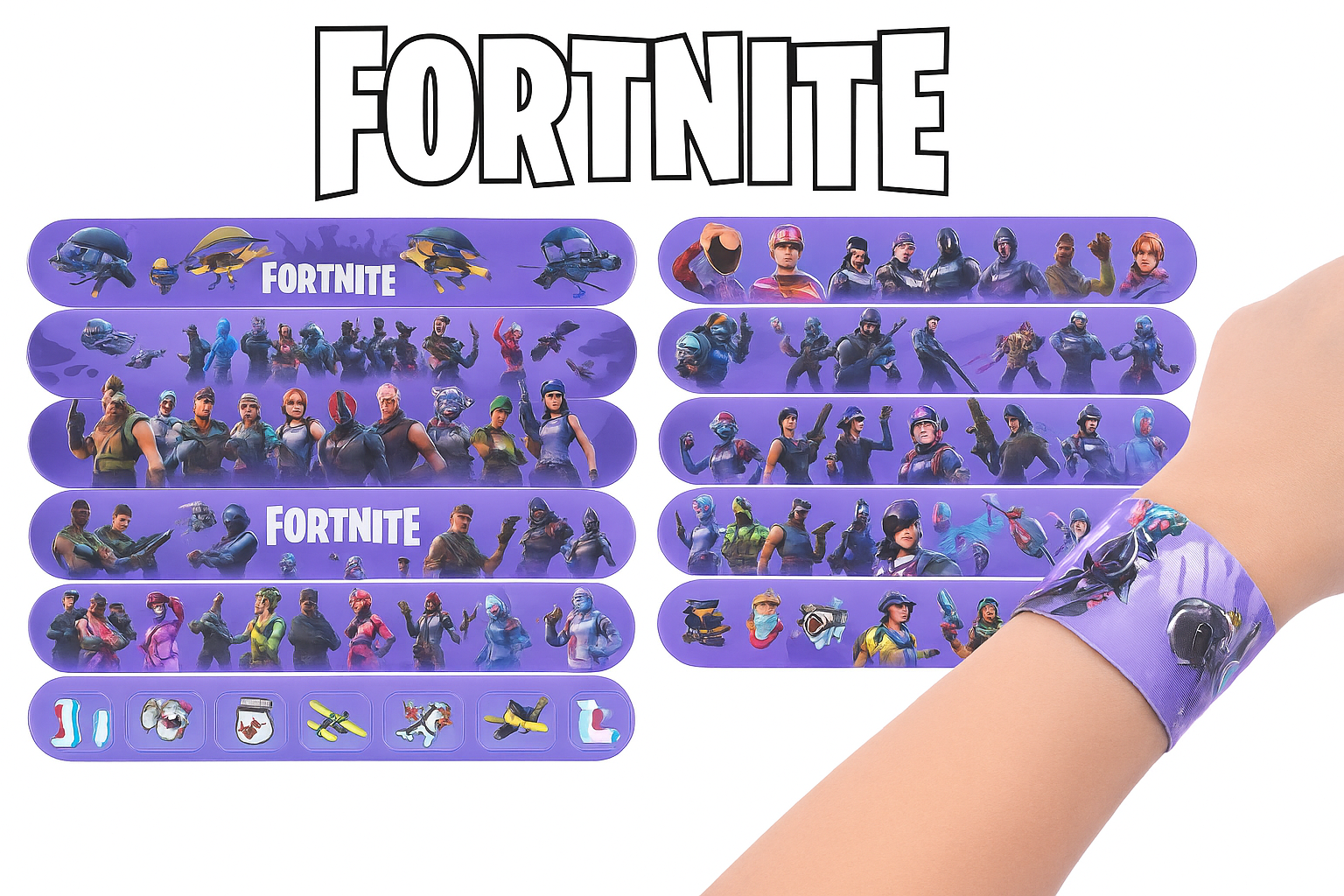 Fortnite Slap Bracelets – Wristbands